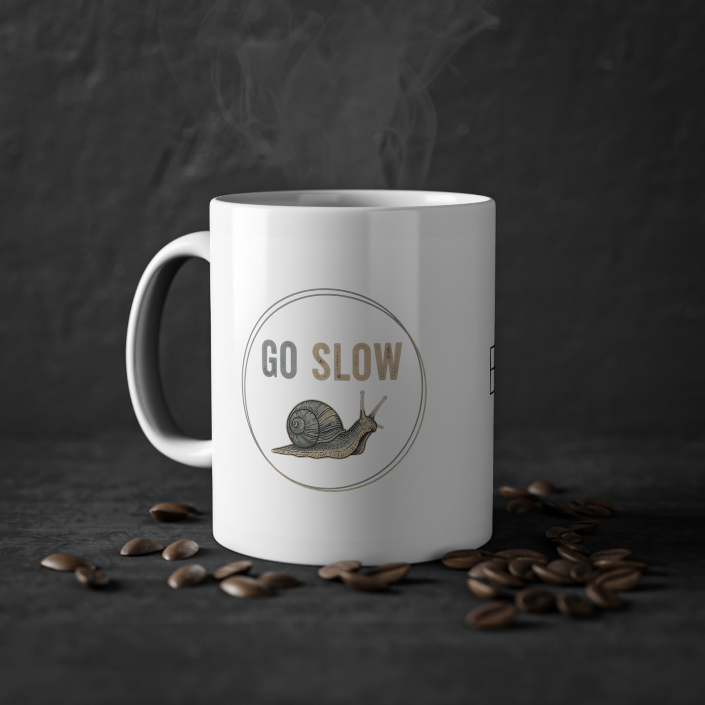 Go Slow BREATHE Mug | Self Love Coffee Tea Mug