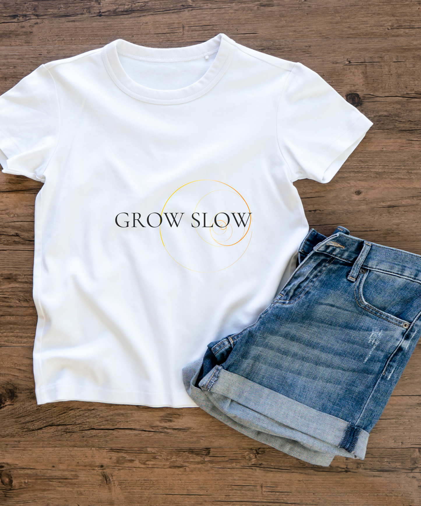 Grounded Minimal Collection | T-Shirt Graphic | Calm Mindfulness Quote | Print-Ready PNG for Shirts