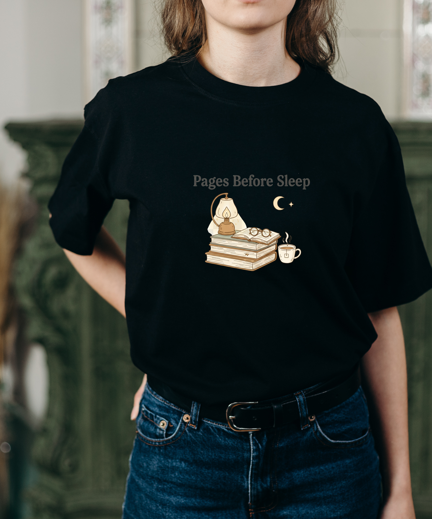 Cozy Book Lover T-Shirt – Reading Gift, Minimalist Design (Digital Bundle))
