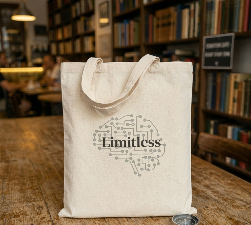 Limitless Brain Circuit Tote Bag Cotton Canvas Tote Bag | Neuroscience Art, Techy Illustration