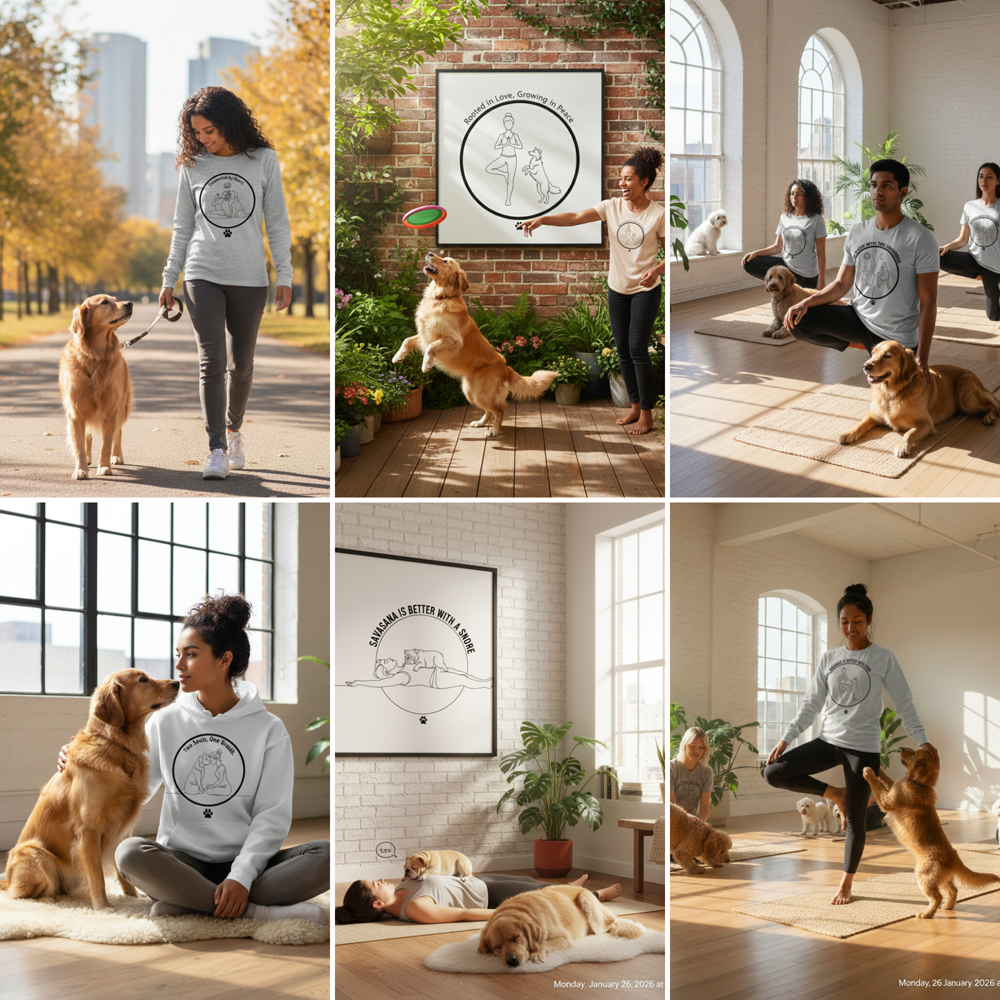 Yoga Dog Line Art | Minimalist Print-on-Demand Design (PNG, SVG)