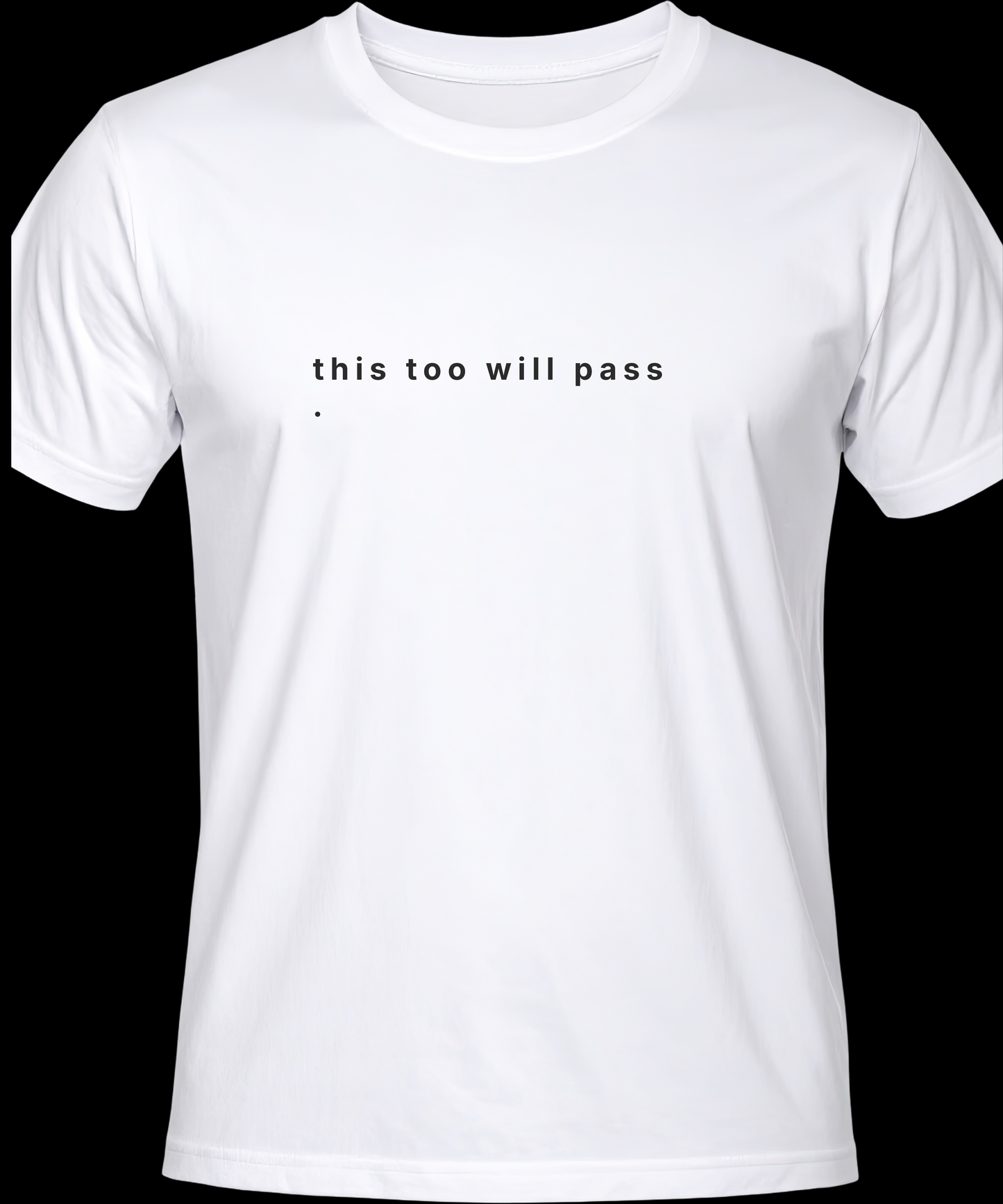 Existential Minimalist T Shirt | Calm Philosophy Quote Tee | Modern Typography Shirt | Gen Z Aesthetic | Minimal Text T-Shirt