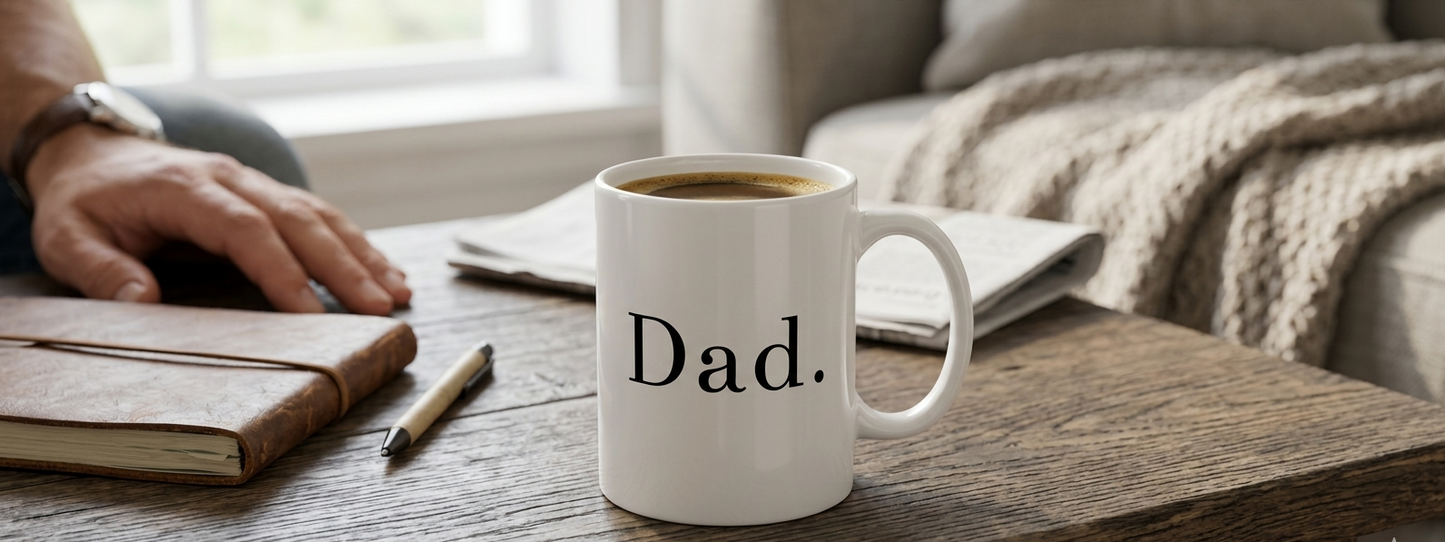 Luxury Minimalist Father’s Day Mug Design Bundle |Modern Dad Gift Print | Scandi Coffee Cup Design