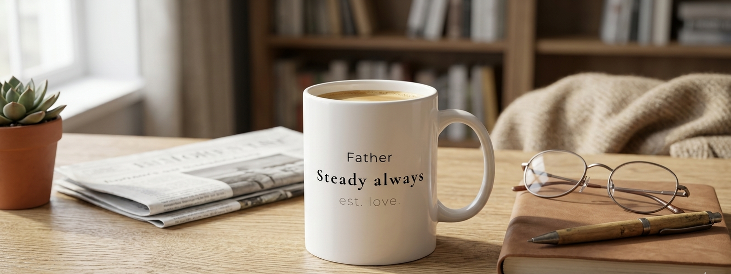 Luxury Minimalist Father’s Day Mug Design Bundle |Modern Dad Gift Print | Scandi Coffee Cup Design